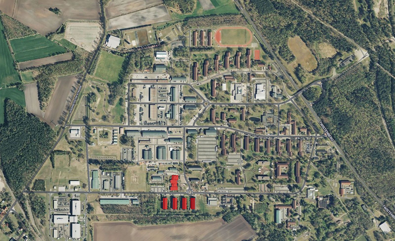 Stabsgebäude Kaserne Seedorf 2018