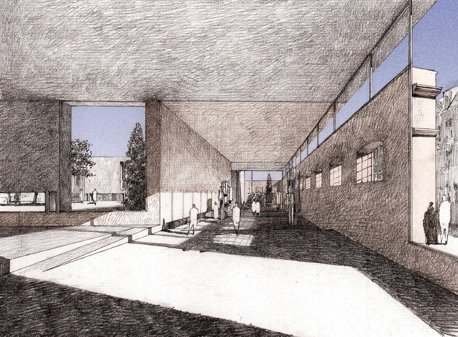 Erweiterung der Städtischen Galerie für Moderne und Zeitgenössische Kunst Rom, Italien 2000