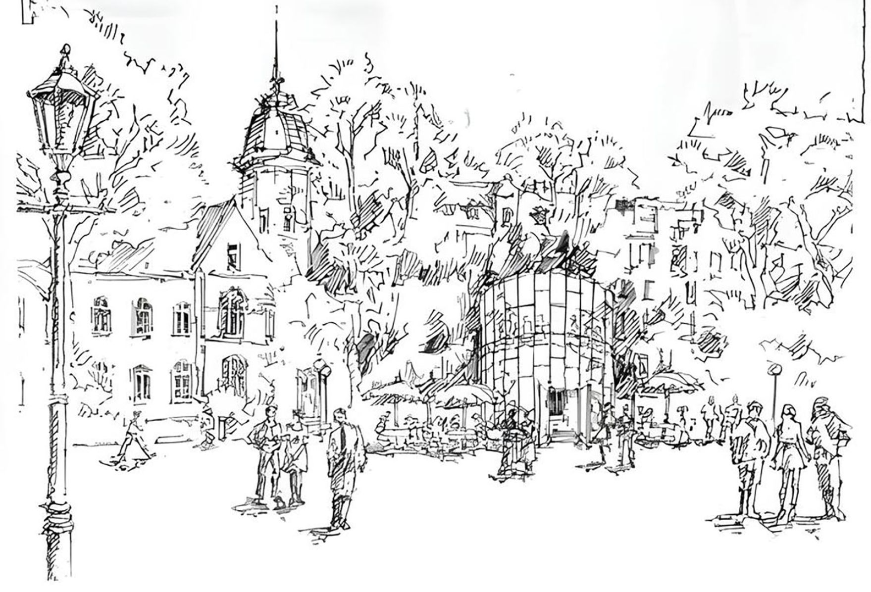 Rathausplatz Harburg, 2002