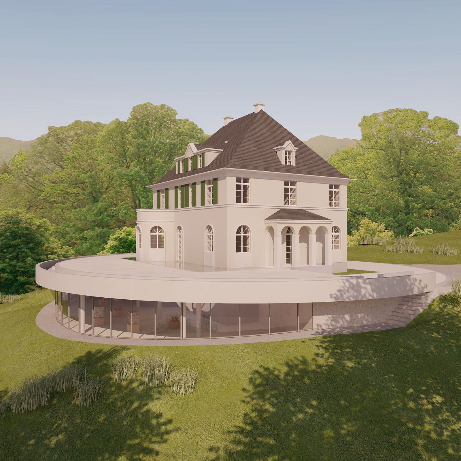 Umbau und Erweiterung JUNG Gründervilla 2017