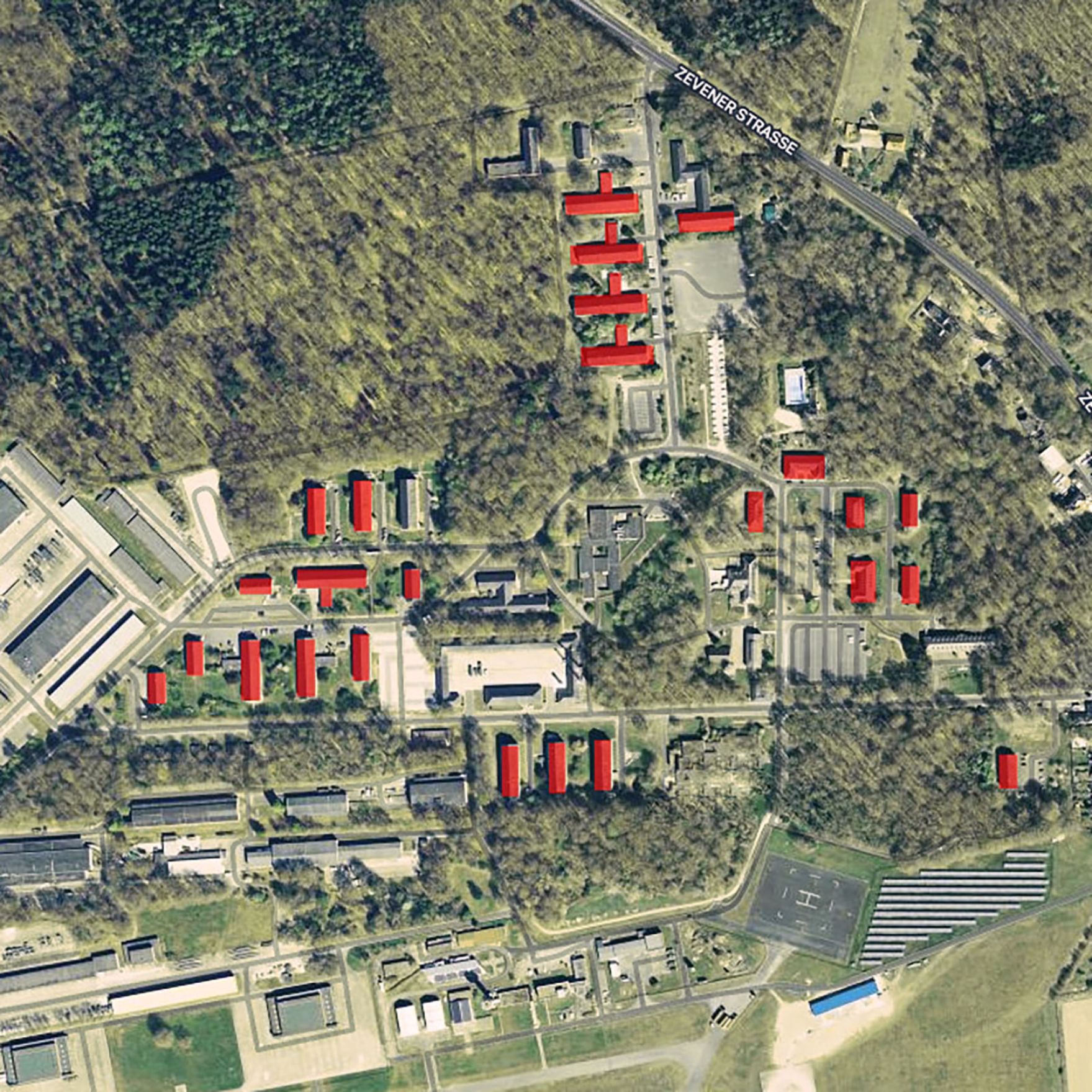 Rettungswegertüchtigung, Von-Düring-Kaserne 2022