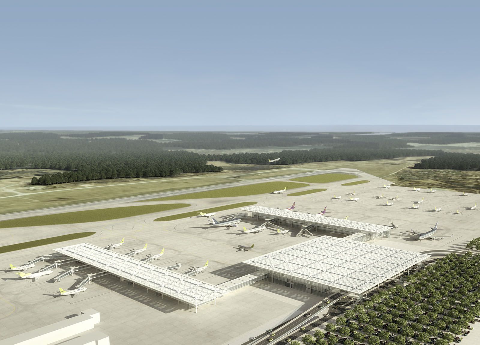 airBaltic Passenger Terminal Riga 2010