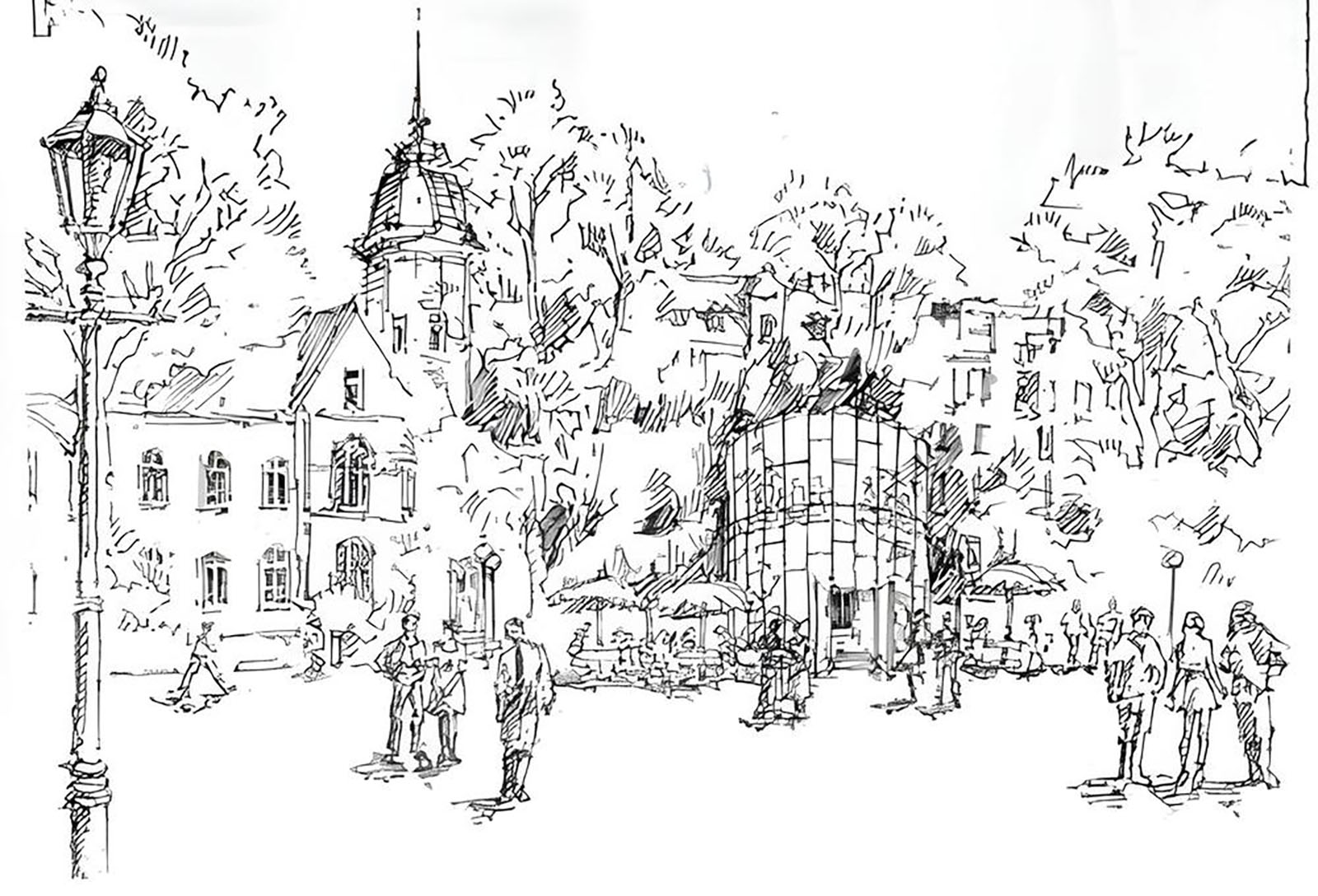 Rathausplatz Harburg, 2002