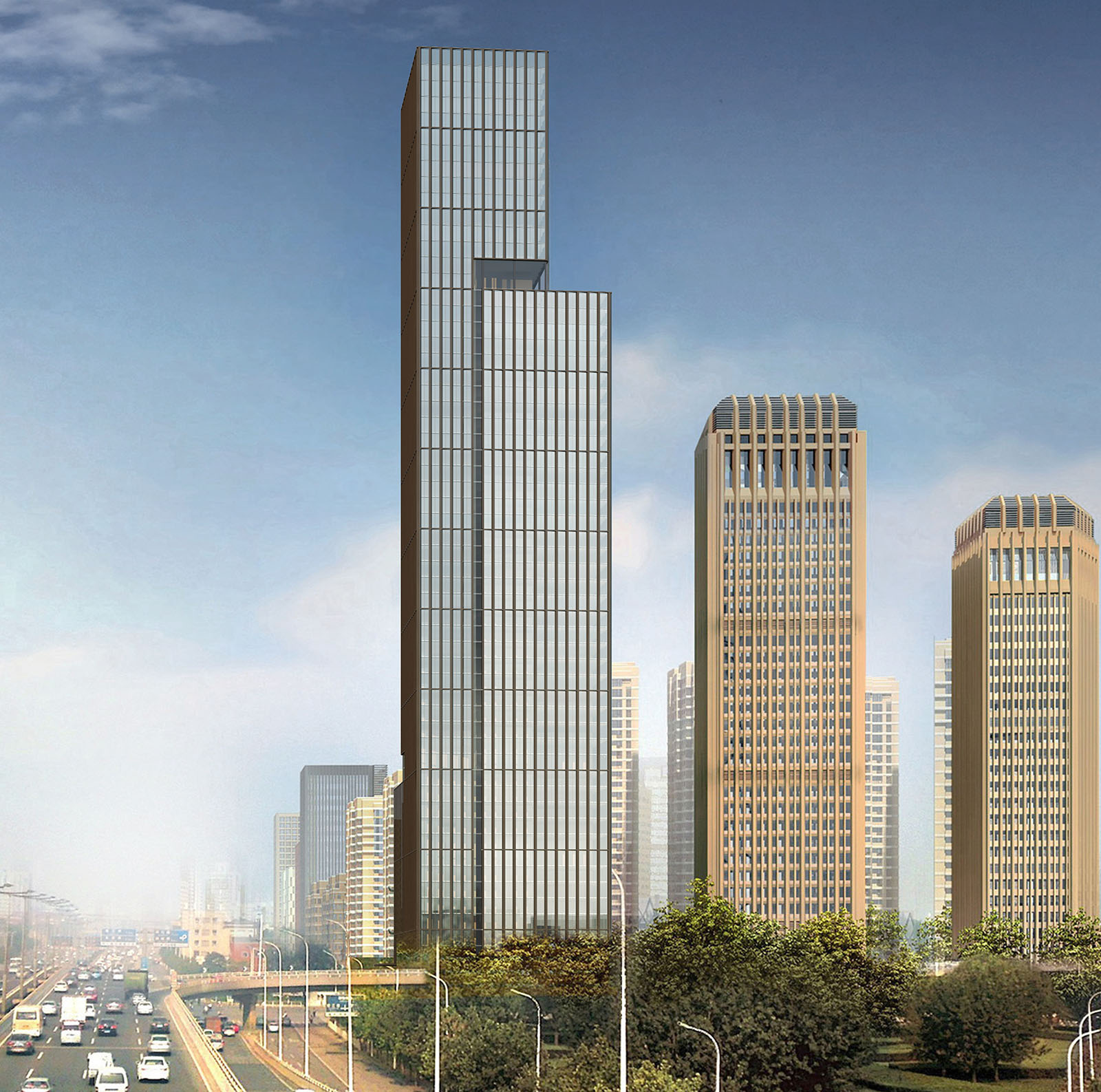 Bürohochhaus, Tianjin